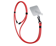 Etui do telefonów 3MK Sznurek do Etui EasyClip Red (black) 5903108568685